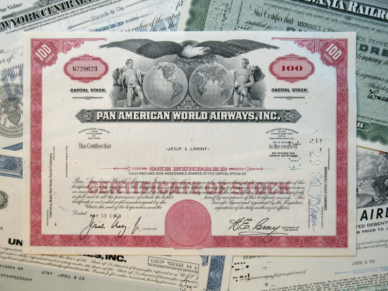 buying actual stock certificates