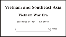 key to map: Vietnam and Southeast Asia