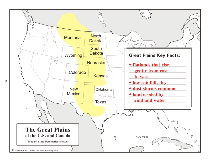 Map - The Great Plains